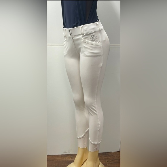 Equestrian Show Pants Kismet Tammy Ladies Knee Patch Breeches - Picture 3 of 4